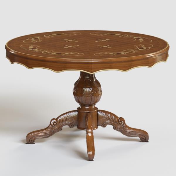 Roundtable - دانلود مدل سه بعدی میز گرد - آبجکت سه بعدی میز گرد -Roundtable 3d model - Roundtable 3d Object  - Table-میز